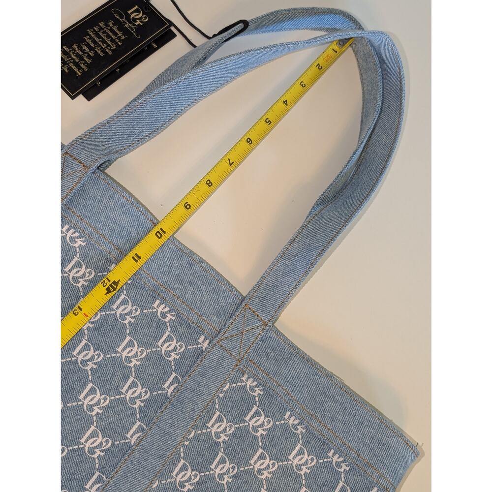 DG2 by Diane Gilman 30th Anniversary Denim Tote Bag Market Travel - Picture 5 of 7